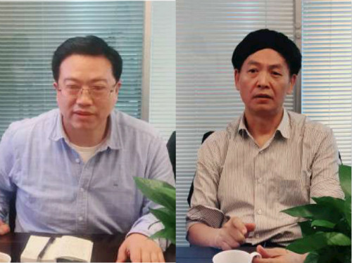 商会副秘书长高玄波和党支部书记杜其文（左起）分别发言_meitu_1.jpg